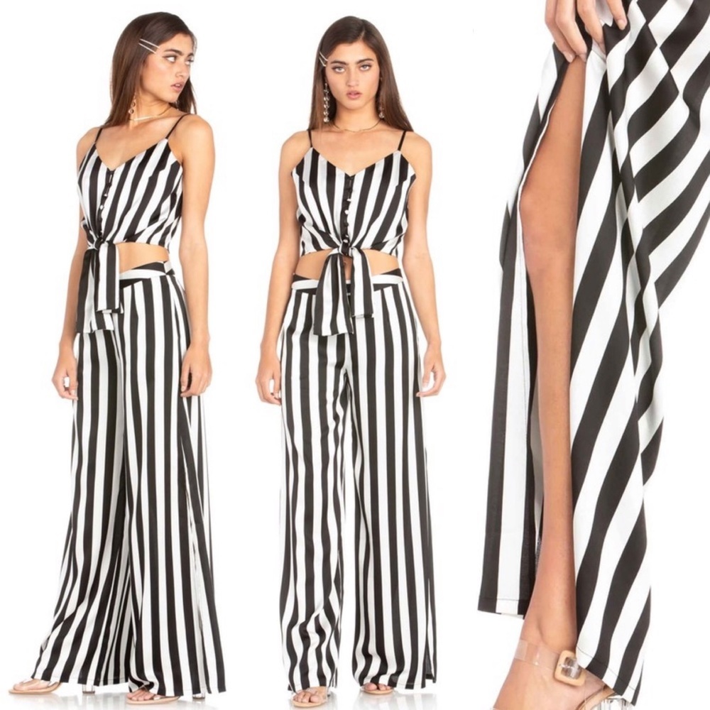 🌹Anastasia Striped Top & Pants Set